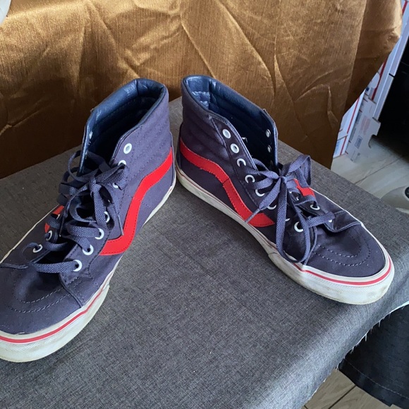 Pre-loved men’s vans high tops size 8 1/2 - Picture 6 of 7